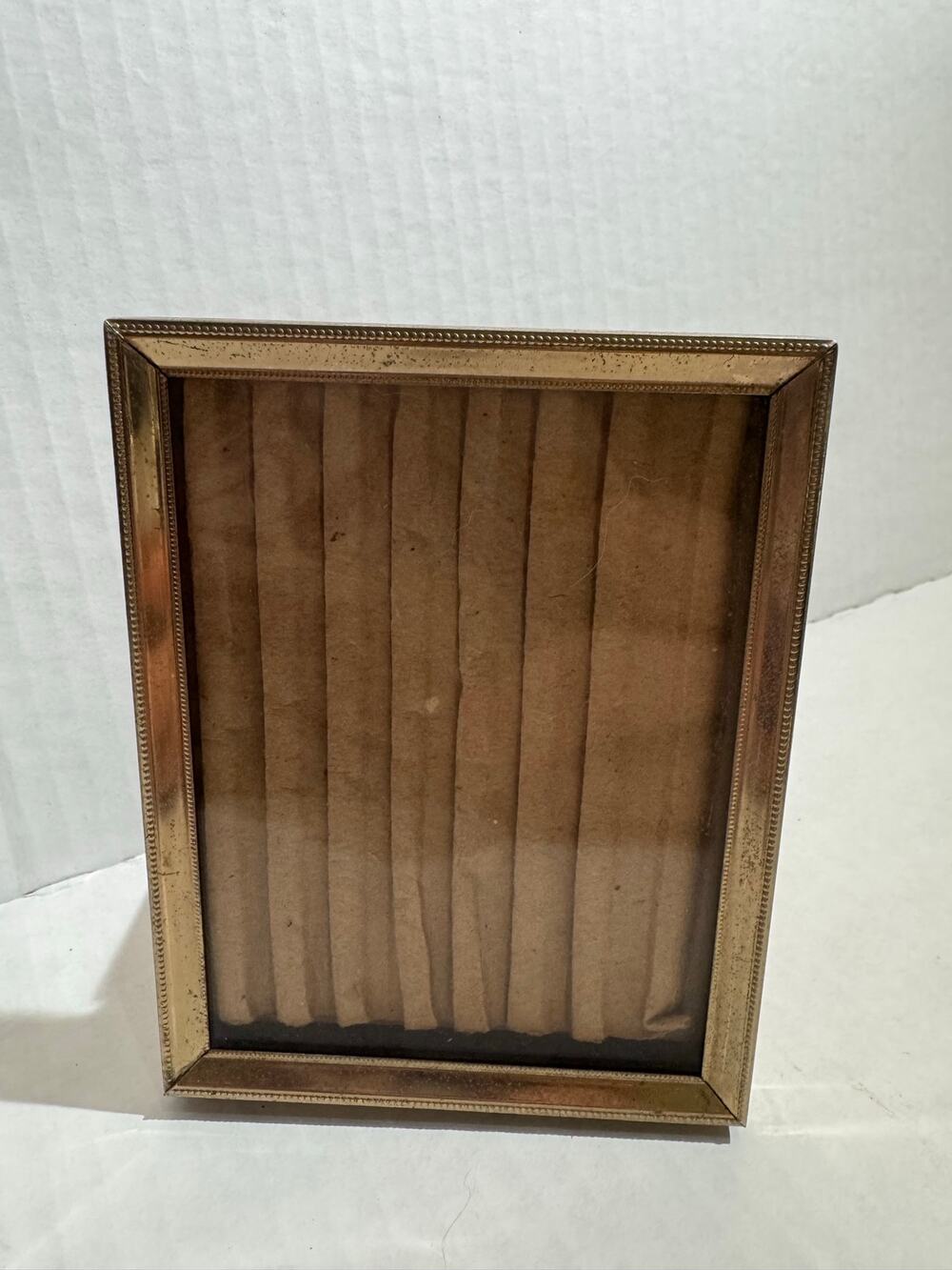 Vintage brass photo frame